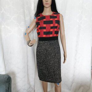 **Giambattista Valli Chic Geometric Block Dress**